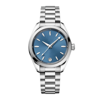 Montres étanches à mouvement à quartz Miyota avec cadran rose élégant en acier inoxydable de qualité supérieure de 30mm Logo personnalisé pour femmes