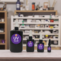 Colle de résine UV haute résistance Adhésif de liaison de verre à durcissement rapide de grande surface Performance stable Cyanoacrylate acrylique