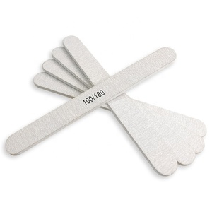 Custom Nail Tool Emery Board Nail Files 80 100 180 Grit Zebra Nail File