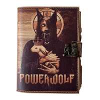 Carnet en cuir imprimé loup, livre des ombres, carnet vierge, fournitures de bureau, bloc-notes, fournitures d'écriture - Vente en gros