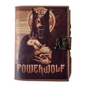 Leather Journal Wholesaler Printed Wolf Leather Book of Shadows Blank Journal Office Supplies Notebook Writing <b>Pads</b> - Product Image 5