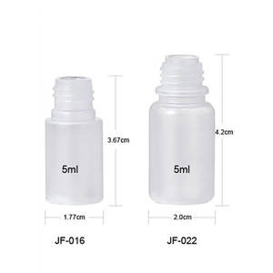 Sanle Custom 5ml <b>Plastic</b> Bottles Screw Cap Cosmetic Sample <b>Packaging</b> Cylinder Shape Screen Printing - Product Image 2