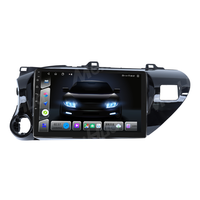 Kit de montage encastré Meihua Silver pour autoradio, façade de tableau de bord pour Hilux 2015-2020, câble inclus, garantie 1 an