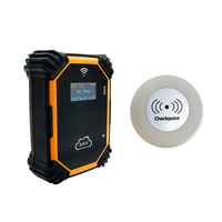 RFID en tiempo real 4G Sistema de patrulla Descarga de software Guardia DE SEGURIDAD Sistema de punto de control Reloj de alarma