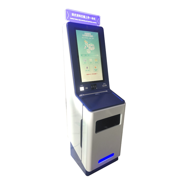 27-Inch Touch Screen Interactive Hospital Self Service Check in Kiosk with Card Reader