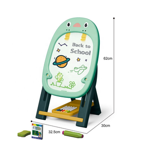 2022 Neuankömmlinge doppelseitiges Zeichenbrett Kinder Lernspiel zeug magnetisches Schreib brett Spielzeug - Product Image 4