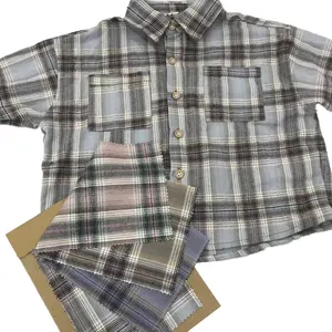 2024 New Fashion Fully Customizable Flannel Shirts Oem Plaid Retail