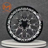 Jantes Maxtera forgées sur mesure, style Redline, pour course de dragster, avec système Beadlock, pour Mustang, Camaro, Dodge, Corvette, BMW, Supra, jantes en alliage