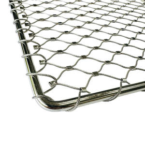 Balustrade en treillis métallique inox, maille de 40x40 mm, <span class=keywords><strong>filet</strong></span> flexible pour la sécurité des escaliers et des balcons - Product Image 4