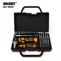 Kit d'outils de réparation d'ordinateur miniature en acier au chrome-vanadium, durable, portable, à commande manuelle, avec étui rigide pour l'entretien des appareils ménagers