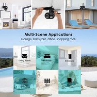 Caméra IP WiFi extérieure Wistino 8MP PTZ sans fil avec zoom numérique 5X, suivi automatique, vision nocturne couleur, surveillance de sécurité