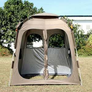 Tente de douche et de toilette MULTI SHELTER en fibre de verre, installation facile, revêtement aluminium argenté, protection solaire multifonctionnelle, divise l'espace - Product Image 1
