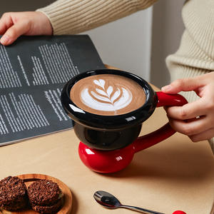 Grande tasse créative à sublimation en céramique Tasses à café thé lait élégantes avec coffret cadeau de vacances de grande valeur et boîte cadeau élégante - Product Image 3