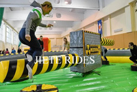 China Fabrica Juegos Inflable De Wipeout Inflables Eliminador Con Brincolines Inflables Para Venta