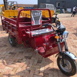 Rickshaw électrique motorisé à 3 roues, 1000W de puissance, carrosserie ouverte, batterie 60V, poids à vide 500kg, capacité de charge utile 400kg - Product Image 2