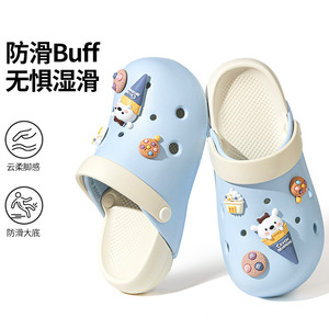 Pantoufles souples pour femmes, sabots épais en EVA, bout rond, 3 cm d'épaisseur, antidérapants, sandales de plage, couleurs bonbon, toutes saisons, confortables pour la marche - Product Image 5