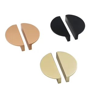 Half Moon Cabinet Drawer Pulls Küchen griffe Modern Cabinet Hardware Pulls