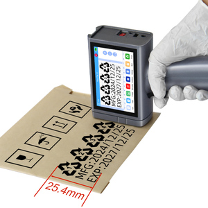 New 25.5 mét cầm tay nhôm máy in phun 600DPI nhanh khô ngày hết hạn mã hóa máy 1 năm cho thẻ chai Woods - Product Image 1