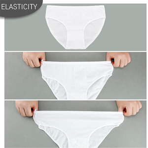 50% de Rabais Culottes Respirantes 100% Coton Pur Blanc pour Femmes et Filles - Product Image 4