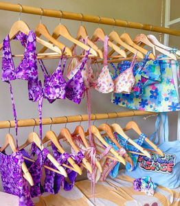 Pakaian Renang Wanita % Kain Daur Ulang Dibuat Logo Kustom <span class=keywords><strong>Bikini</strong></span> Plastik Menggunakan Kembali Botol Kain OEM 100 Layanan OEM Disesuaikan Sendok Orang Dewasa - Product Image 1