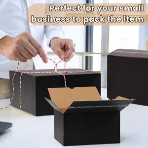 Caja de Envío con Cierre de Cremallera, Logotipo Personalizado, Color Personalizado, Materiales Reciclados, Caja de Envío de Cartón para Negocios - Product Image 6