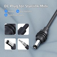 Câble de 1 m pour adaptateur Starlink Mini 12V, kit de conversion d'alimentation Starlink Mini 12/24V vers 30V pour camion, camping-car, bateau