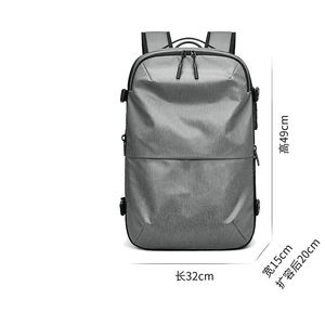 Mochila Nacional para Portátil con Marco Externo, Forro de Poliéster, Cierre USB, Impermeable, Casual, de Viaje, con Doble Asa - Product Image 4