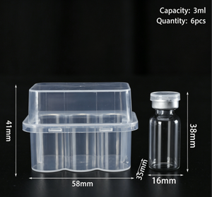 Wholesale 3ml 4 Piece PP Plastic Sterile Vial Storage Case <b>Recycled</b> Material Peptide Vaccine Bottle Holder <b>Box</b> for Lab Use - Product Image 4