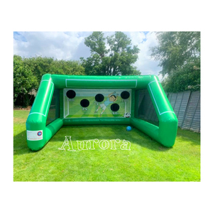 Obiettivi di calcio gonfiabili verdi in vendita ragazzi parco giochi all'aperto blu piccolo obiettivo di calcio gonfiabile - Product Image 4