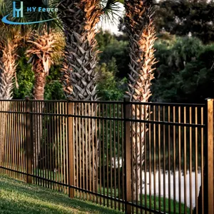 镀锌易安装强庭院花园围栏钢金属围栏锻铁围栏