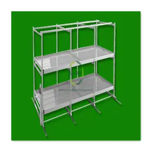 Reliable Quality Commercial Rolling Bench Grow Tables Hydroponic Grow Trays 4 X 8 Flood Table Ebb And Flow