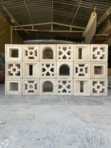 Moldes de Concreto de Doble Cara para Bloques Huecos Decorativos para Muros Exteriores - Product Image 4