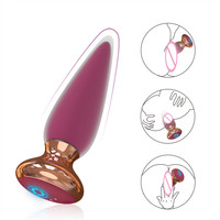 Plug Anal Vibrant Magnétique Rechargeable avec Télécommande Masseur de Prostate