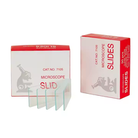 Manufacturer Microscope Prepared Slide Preparation Frosted Microscope Glass Slide Box Cover Glass Cover slip