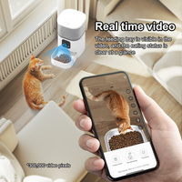 Distributeur automatique de nourriture pour animaux de compagnie Furrivo 3L Smart Pet Feeder PT08V avec contrôle WiFi par application, vidéo en direct, audio bidirectionnel et double alimentation pour chats et chiens