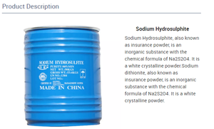 Ditionite de sódio/Na2S2O4/Hidrosulfito de sódio/Hidrosulfito de sódio 85%,88%,90% 7775-14-6 - Product Image 4