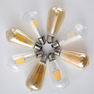 Bombillas <span class=keywords><strong>LED</strong></span> Decorativas Colgantes <span class=keywords><strong>E27</strong></span> 220v, Bombilla Vintage Estilo Edison, Lámpara Colgante de Vidrio Hecha a Mano para Casa ST64 A60 T45 G95 - Product Image 2