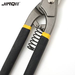 Cisailles à tôle à bord lisse pour droitiers, qualité bricolage, cisailles d'<span class=keywords><strong>aviation</strong></span> avec poignée en caoutchouc, lame en acier inoxydable, pointe acérée - Product Image 6