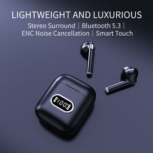 J15 Enc <span class=keywords><strong>Headset</strong></span> Bt nirkabel, <span class=keywords><strong>Headset</strong></span> nirkabel Bt tampilan Led, mendengarkan musik, Odm, tingkat hidup Oem, <span class=keywords><strong>Headset</strong></span> nirkabel tahan air - Product Image 5