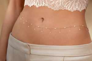 गैबी सर्जिकल स्टेनलेस स्टील बेली बॉडी चेन कमर चेन अनुकूलित वॉटरप्रूफ बेली चेन ज्वेलरी थोक बॉडी ज्वेलरी - Product Image 4