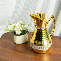 Termos Flask Gelas Stainless Steel Gaya Arab 700/1000 ml Berkualitas Tinggi dan Mewah, Terlaris, untuk Kopi dan Teh