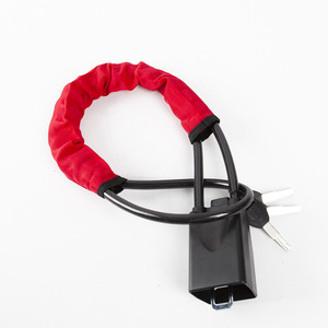 XMM-517 phổ chống trộm xe tay lái khóa chất lượng cao 3 phím thép dây an toàn khóa xe chống trộm - Product Image 6