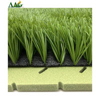 Césped Sintético AAG para Cancha de Fútbol, 60 mm, Polietileno de Alta Calidad, Césped Artificial Verde para Fútbol