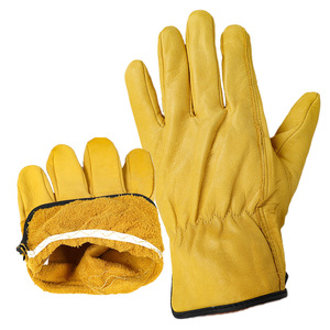 Guantes de Trabajo de Cuero Vacuno Suaves, Duraderos y Protectores de Grado AB para Soldadura, para Hombre - Product Image 4