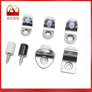 Soporte de estantería de aleación noble y de alta resistencia, con conector de armario de aleación de zinc con niquelado, para estanterías de alta resistencia - Product Image 5