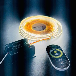 Tira de Luz LED 3 en 1 DC12V 24V 2835 CCT con Ajuste de Color, Doble Blanco 2835 240LED 10MM Flexible, Regulable de Blanco a Cálido - Product Image 6