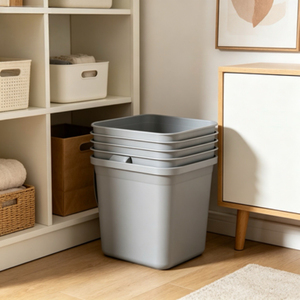 20KG Multi-functional <b>Plastic</b> Storage <b>Bucket</b> Factory Direct Sales Support Customization 20L <b>Plastic</b> square <b>Bucket</b> with Handle - Product Image 5