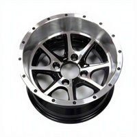 Nouvelles jantes en alliage d'aluminium pour voiturette de golf OE Silver ATV 12-14 pouces PCD 4*110
