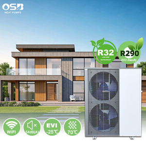 Chauffe-eau à pompe à chaleur air-eau monobloc haute efficacité R290 16KW avec contrôleur WiFi - Product Image 1