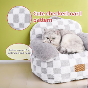 Factory Wholesale Cat <b>Sofa</b> Removable Washable Pet <b>Dog</b> Cat <b>Bed</b> Human <b>Sofa</b> Pet Mat Soft Portable Cat <b>Sofa</b> <b>Bed</b> - Product Image 5